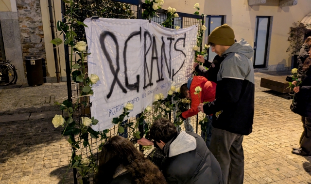 Al corteo di Sesto Calende hanno partecipato anche molti giovani