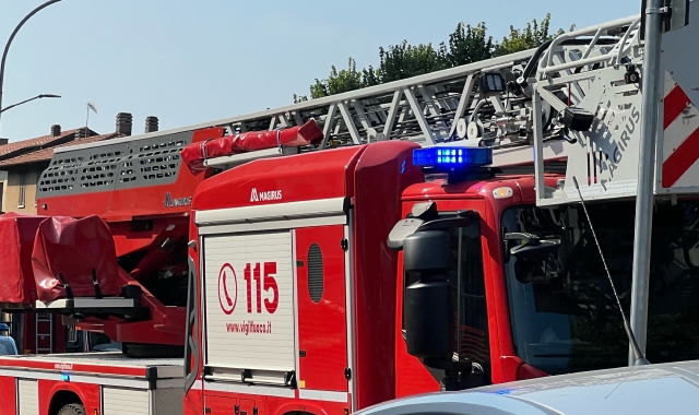 Sul posto sono intervenuti i vigili del fuoco (foto Archivio)