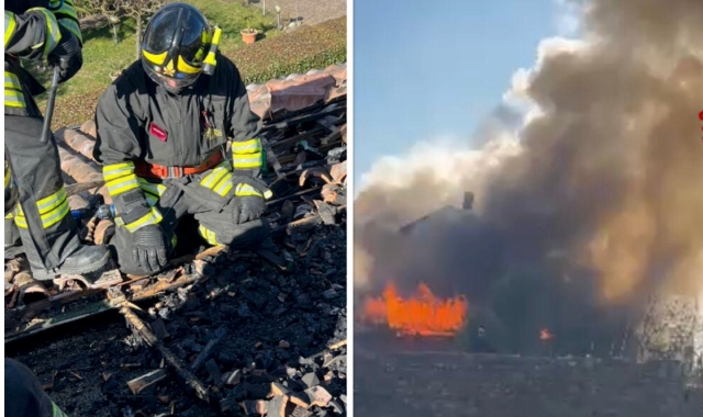 Tetti a fuoco ad Arcisate e Cantello