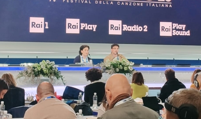 Prealpina nella giuria sala stampa di Sanremo