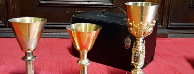 Furto in chiesa: rubati sette calici