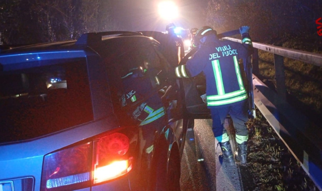 L’intervento dei vigili del fuoco