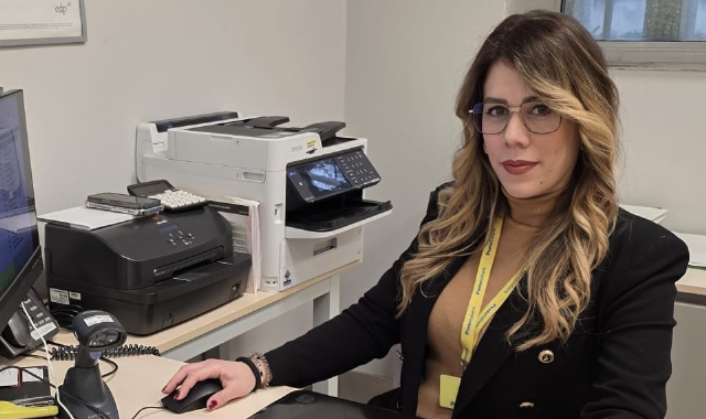  Mariangela Gatto, consulente finanziaria nell’ufficio postale di    Solbiate Olona