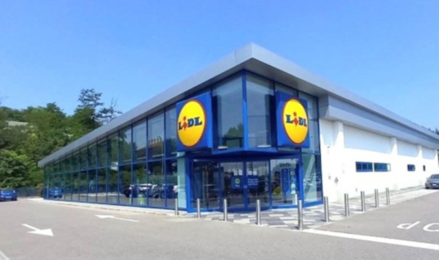 Il supermercato lidl dove è avvenuta la tentata rapina