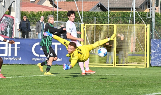 Il gol di Chessa (foto Ghiotto)