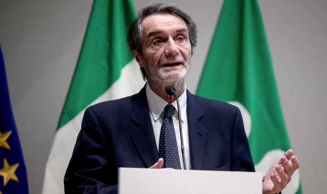 Il governatore della Lombardia, Attilio Fontana