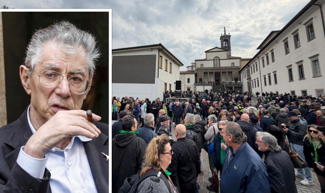 L’addio a Bossi e il grido «secessione»