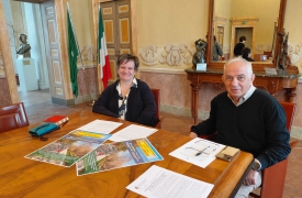 A piedi sulla nuova ciclopedonale di Castellanza