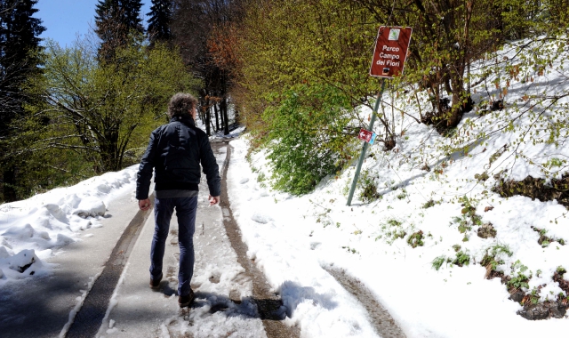 La neve abbondante nel mese di aprile al Campo dei Fiori si è verificata tante volte