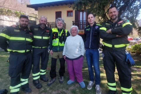 Amicizia e solidarietà tra le fiamme di Laveno