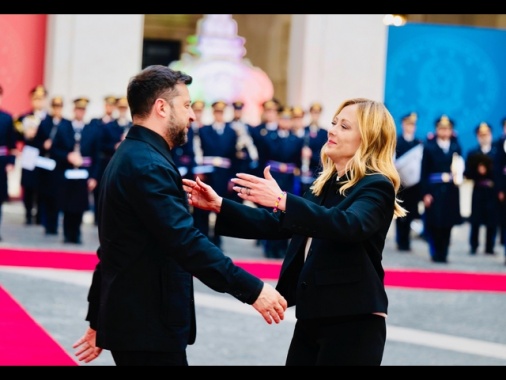 Meloni mercoledì 15 aprile riceve Zelensky a Roma