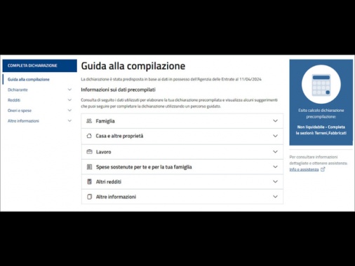La precompilata 2026 è online, consultazioni al via