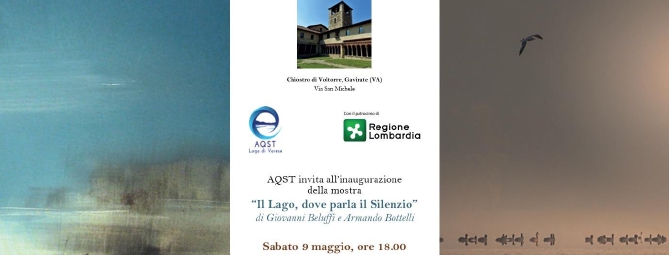 Il Lago di Varese diventa arte: foto e tele al chiostro di Voltorre