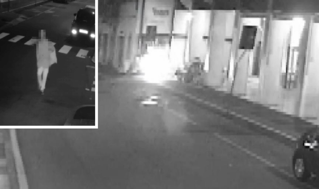 Appicca il fuoco in centro: straniero denunciato