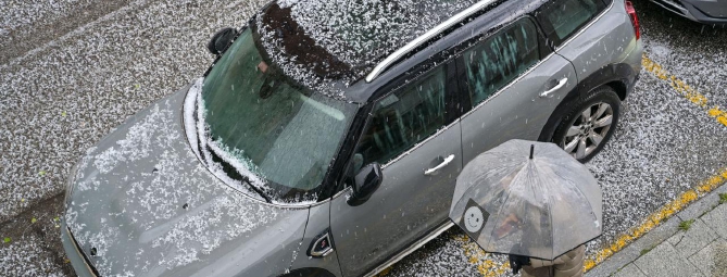 Grandine su Varese, allerta gialla nel Sud della provincia