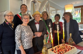 Festa a Malnate per i 104 anni di Attilio Manenti