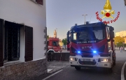 Fagnano Olona: fiamme in casa
