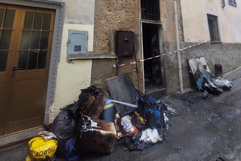 «La mia casa è bruciata, ora non ho più niente»