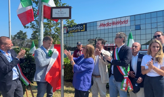 Gallarate, ecco la rotonda dedicata a Ramelli