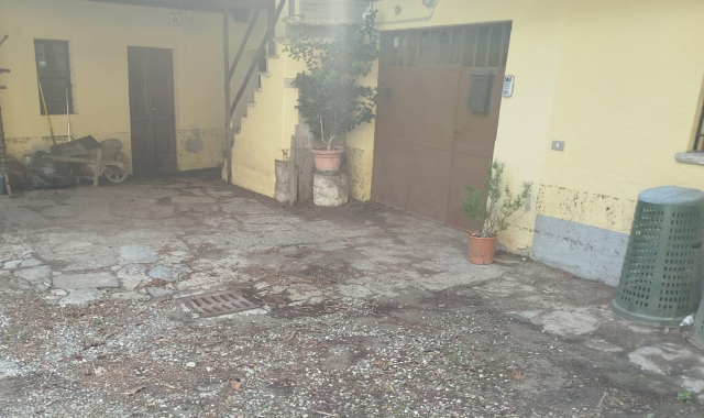 Una corte di Velate colpita dalla bomba d’acqua dei giorni scorsi