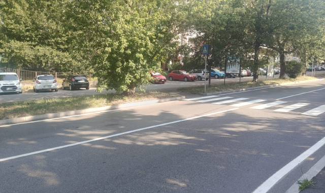 Il tratto di strada dove è stato investito l’anziano